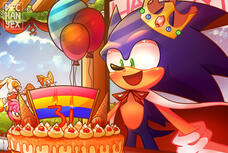 Sonic's 31th Anniversary-Fanart